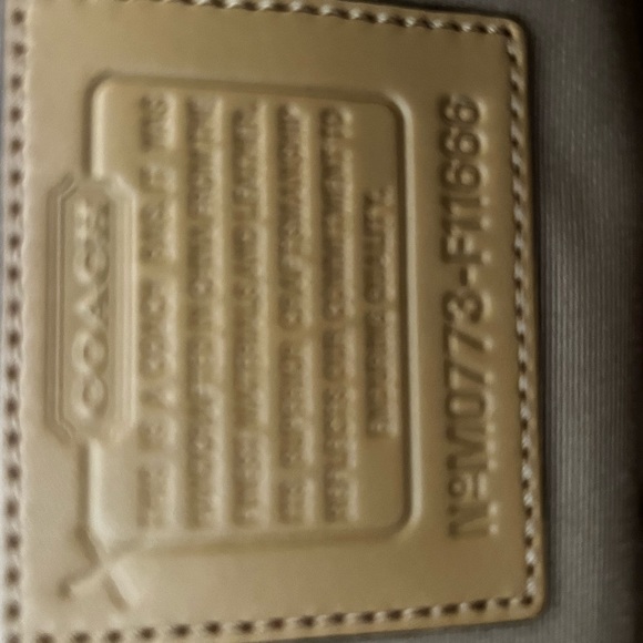 Coach suede, leather, and canvas Hobo  with silver accents in like new - Picture 4 of 14